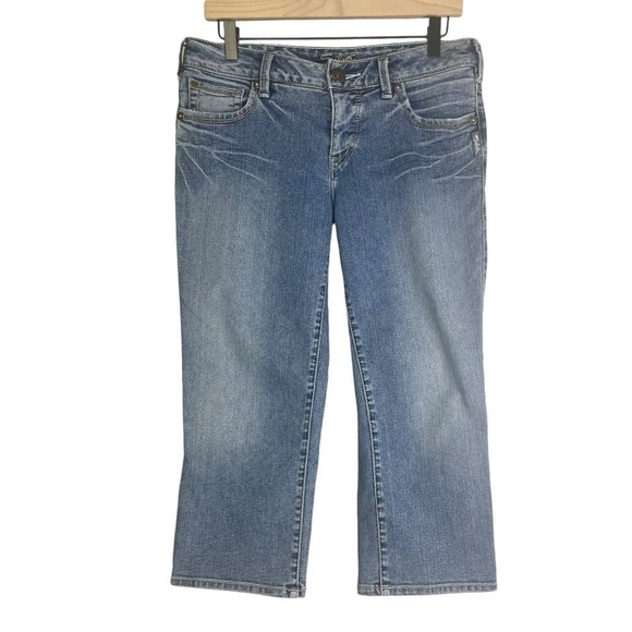 Silver Jeans Women’s Aiko Denim Capris - Picture 1 of 3